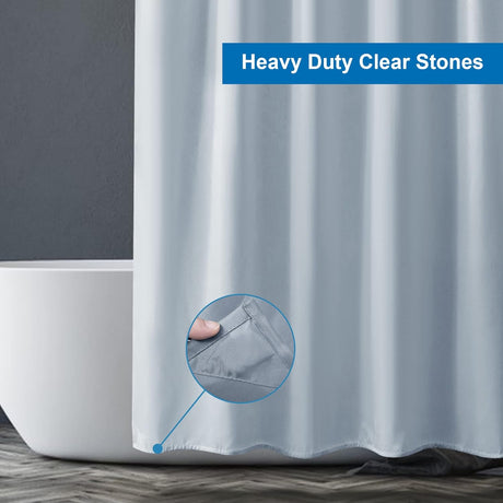 120G Shower Curtain Liner Grey