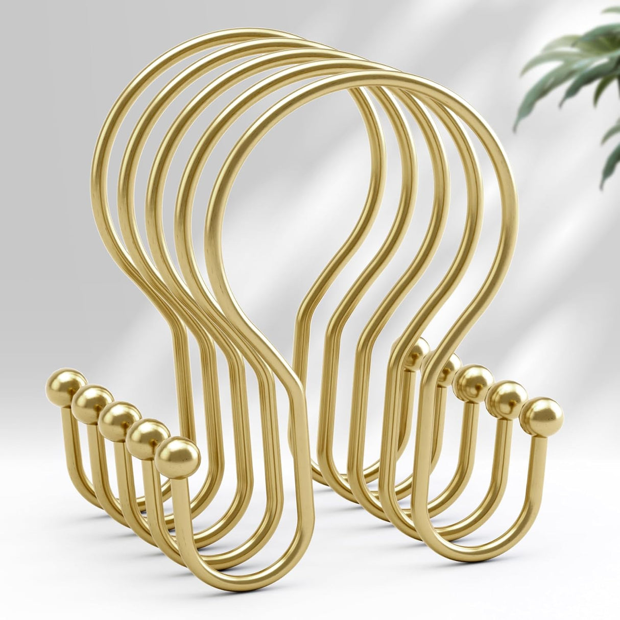 Anti-Drop Shower Curtain Hooks