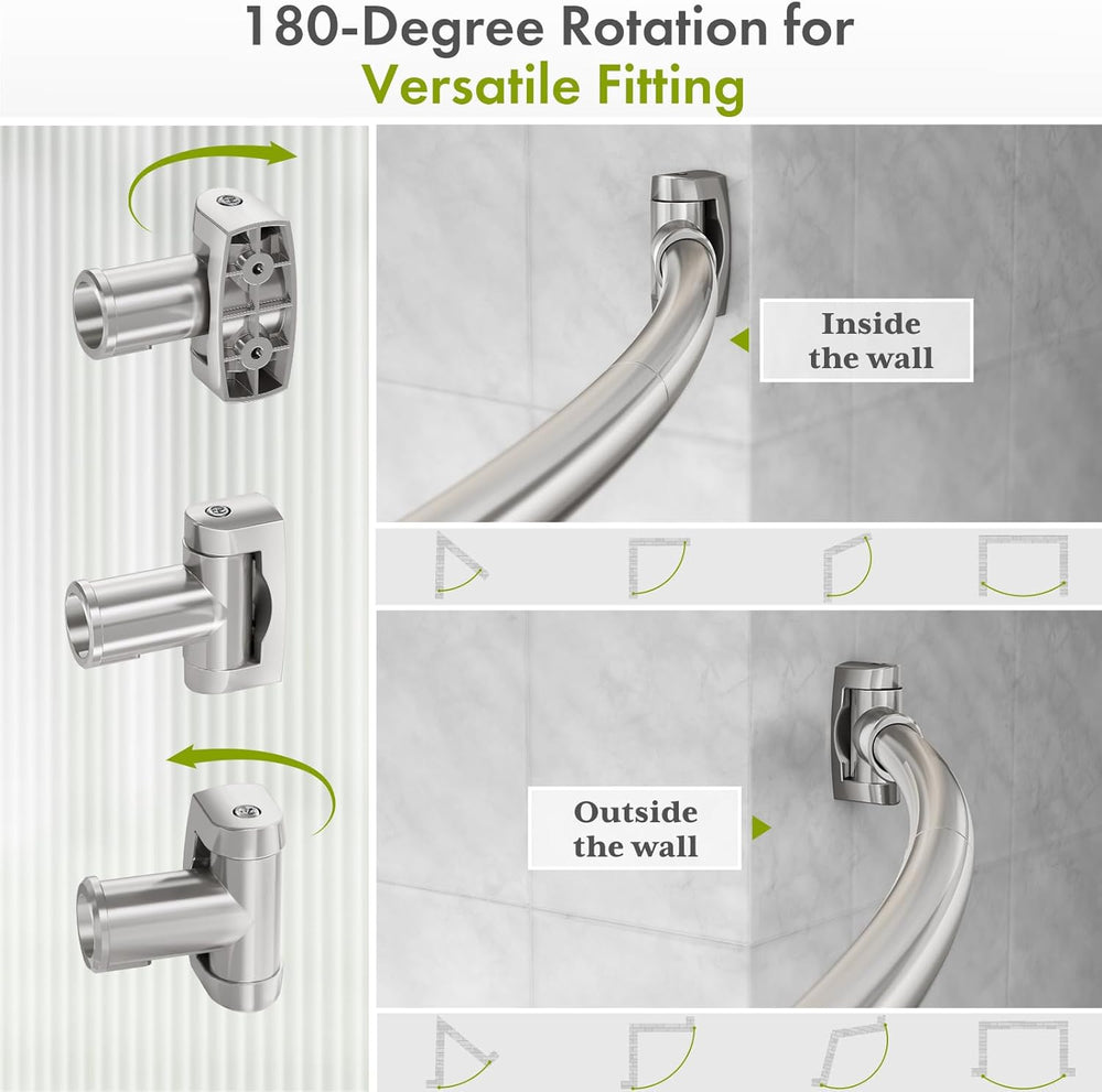 Arched Curved Shower Curtain Rod