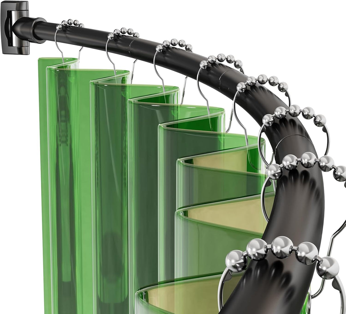 Arched Curved Shower Curtain Rod