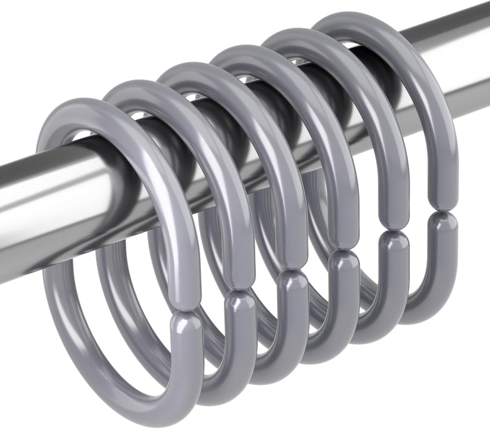 C Shape Plastic Shower Curtain Rings