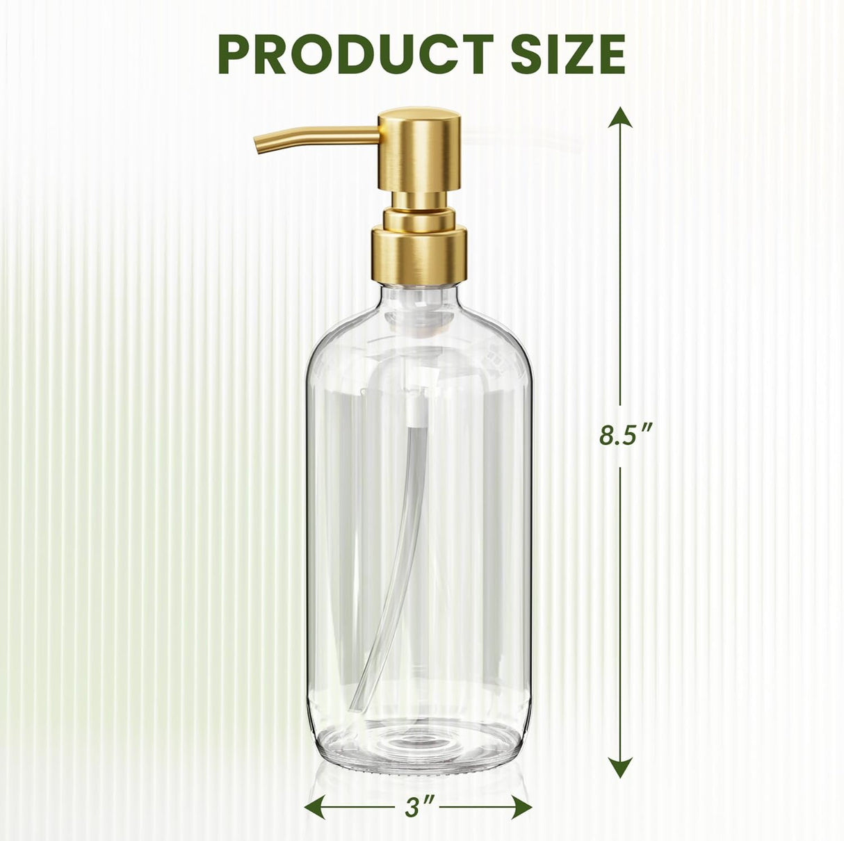 Glass Soap Dispensers