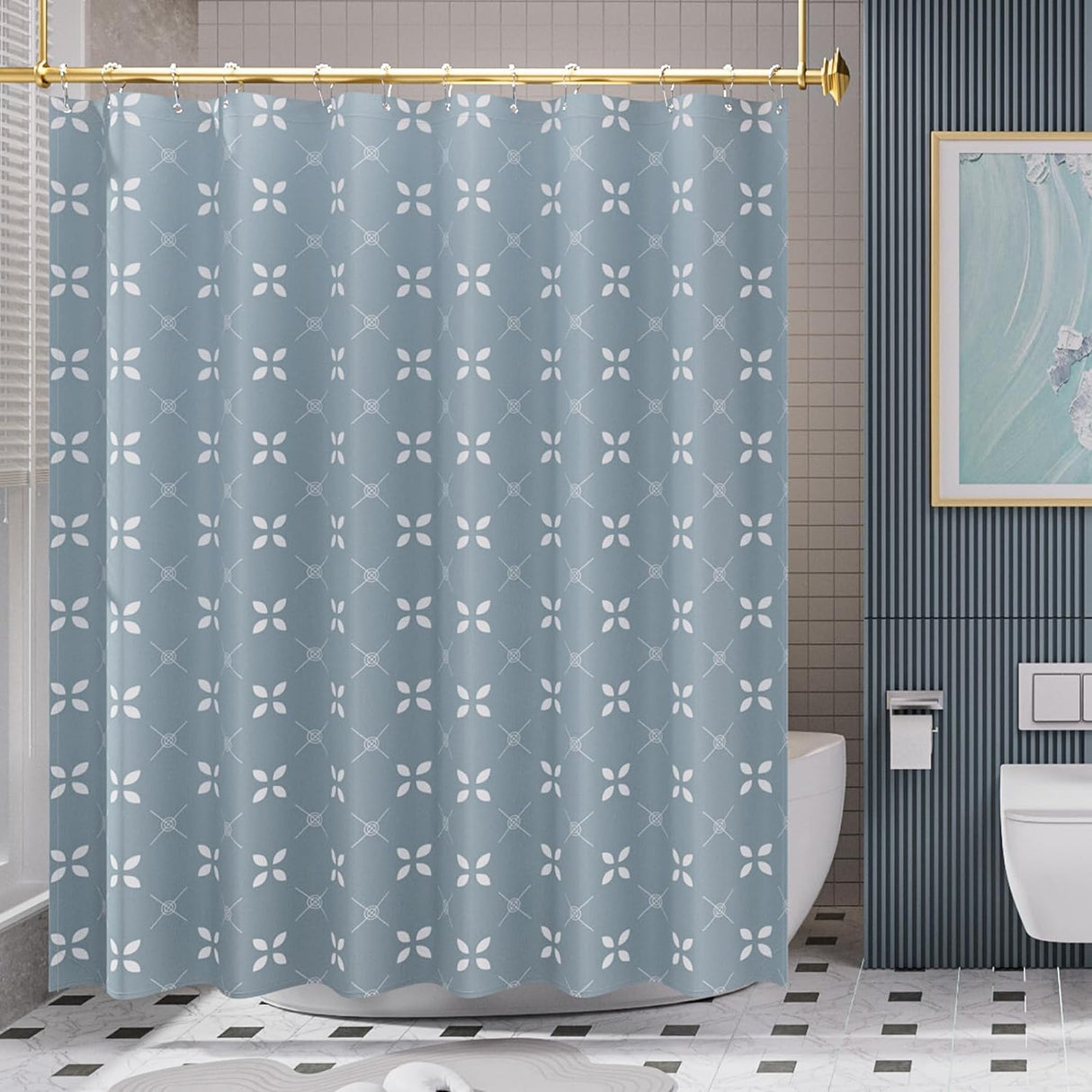 Lucky Clover Shower Curtain