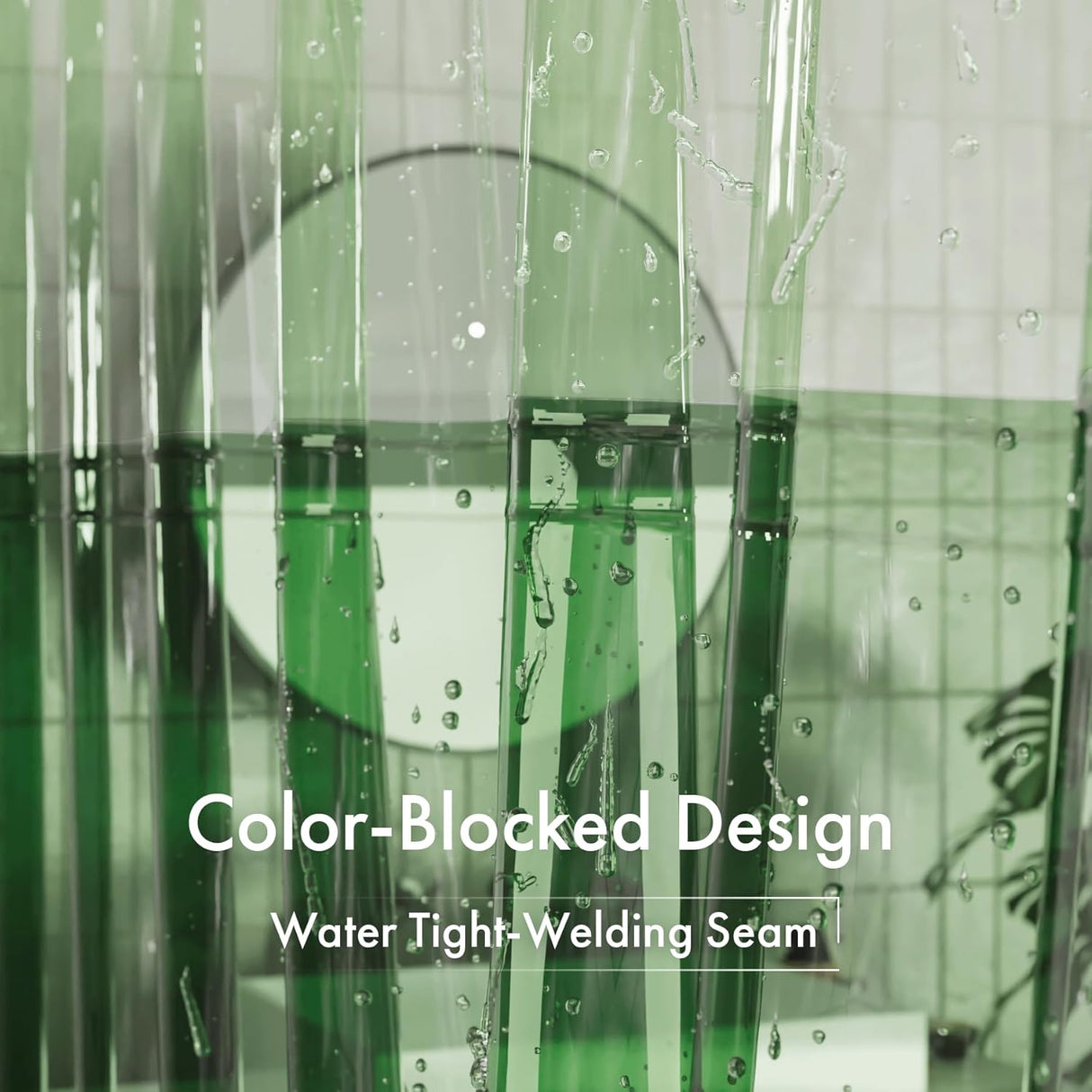 Rainbow Flip Shower Curtain Liner