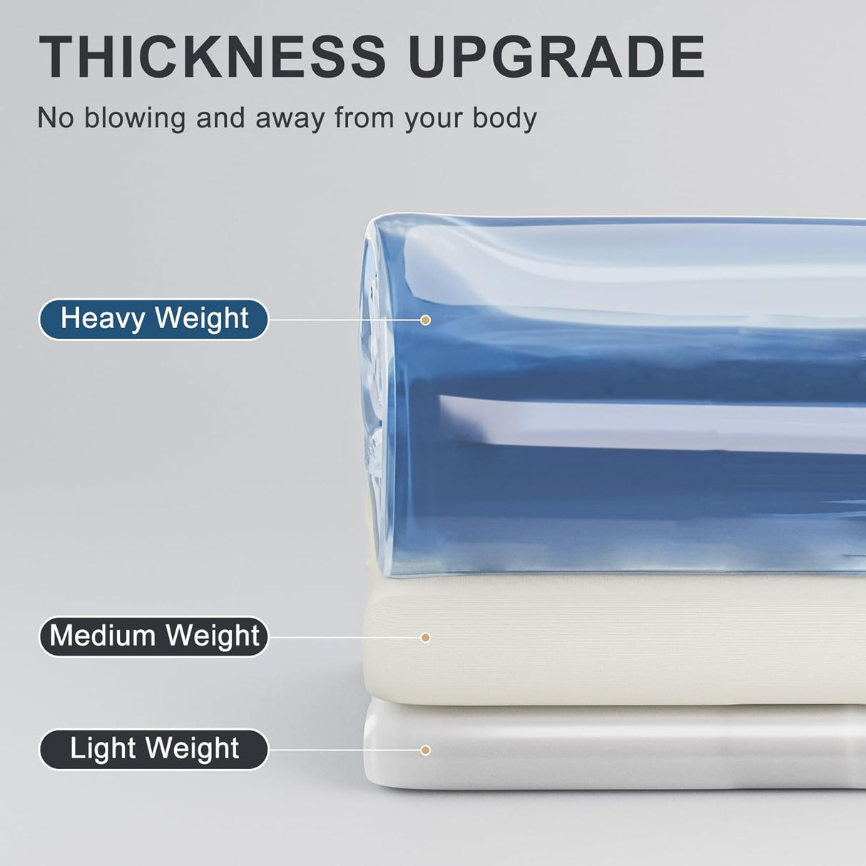 AmazerBath 100% EVA Rainbow Shower Curtain Liner, 8G Heavy Duty