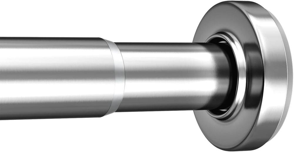 Close-up of a metal rod with a bearing on a white background