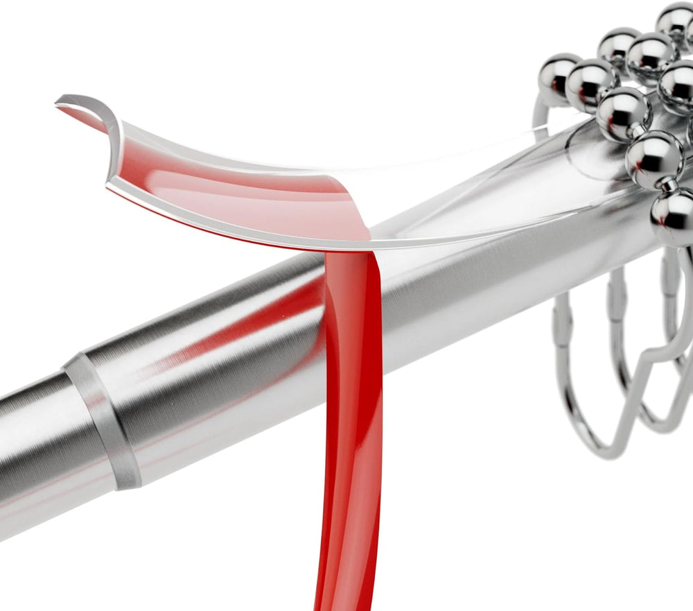 Shower Curtain Rings with Curtain Tape