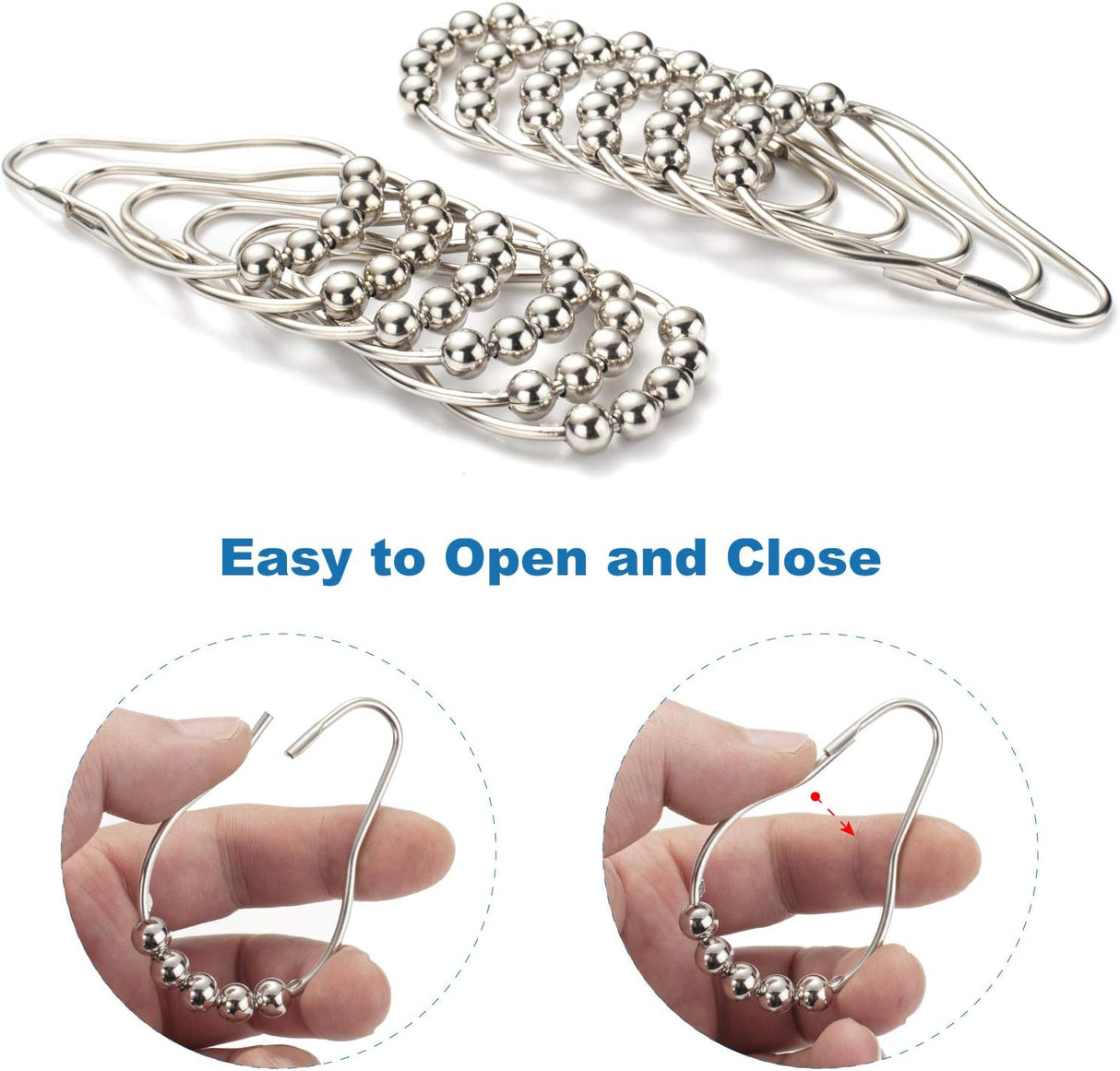 Stainless Steel Shower Curtain Rings