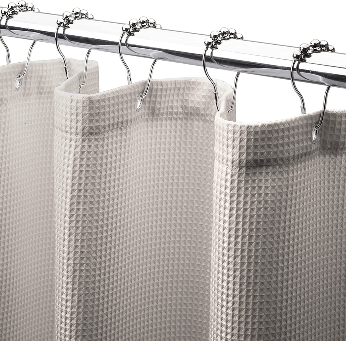 240G Waffle Shower Curtain Khaki