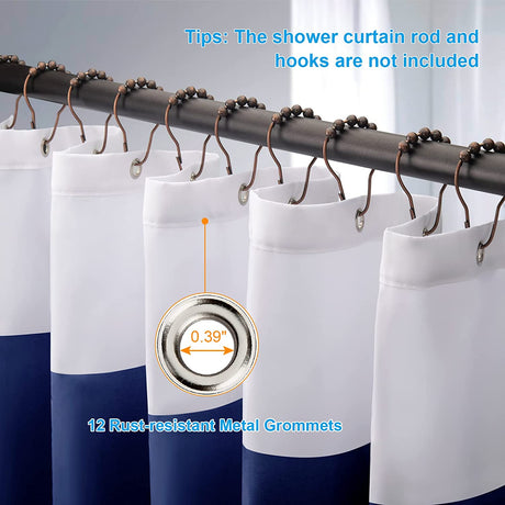 Classic Stripes Shower Curtain