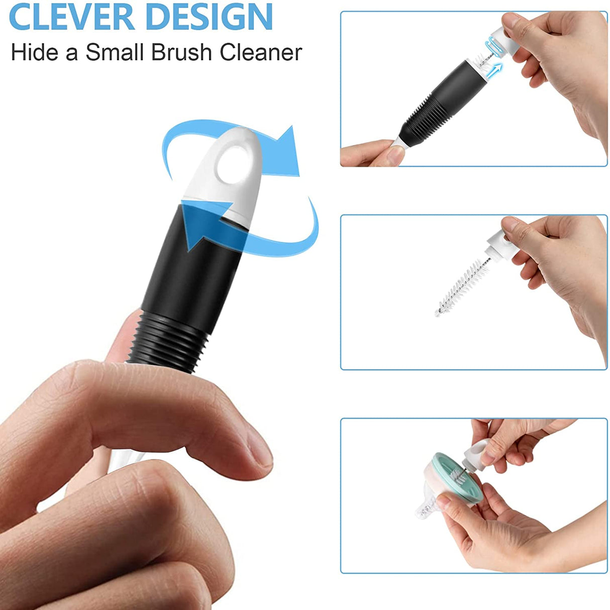 Flexible Bottle Brushes