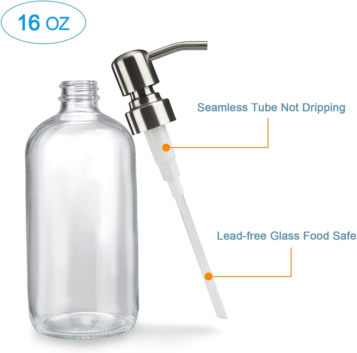 Glass Soap Dispensers