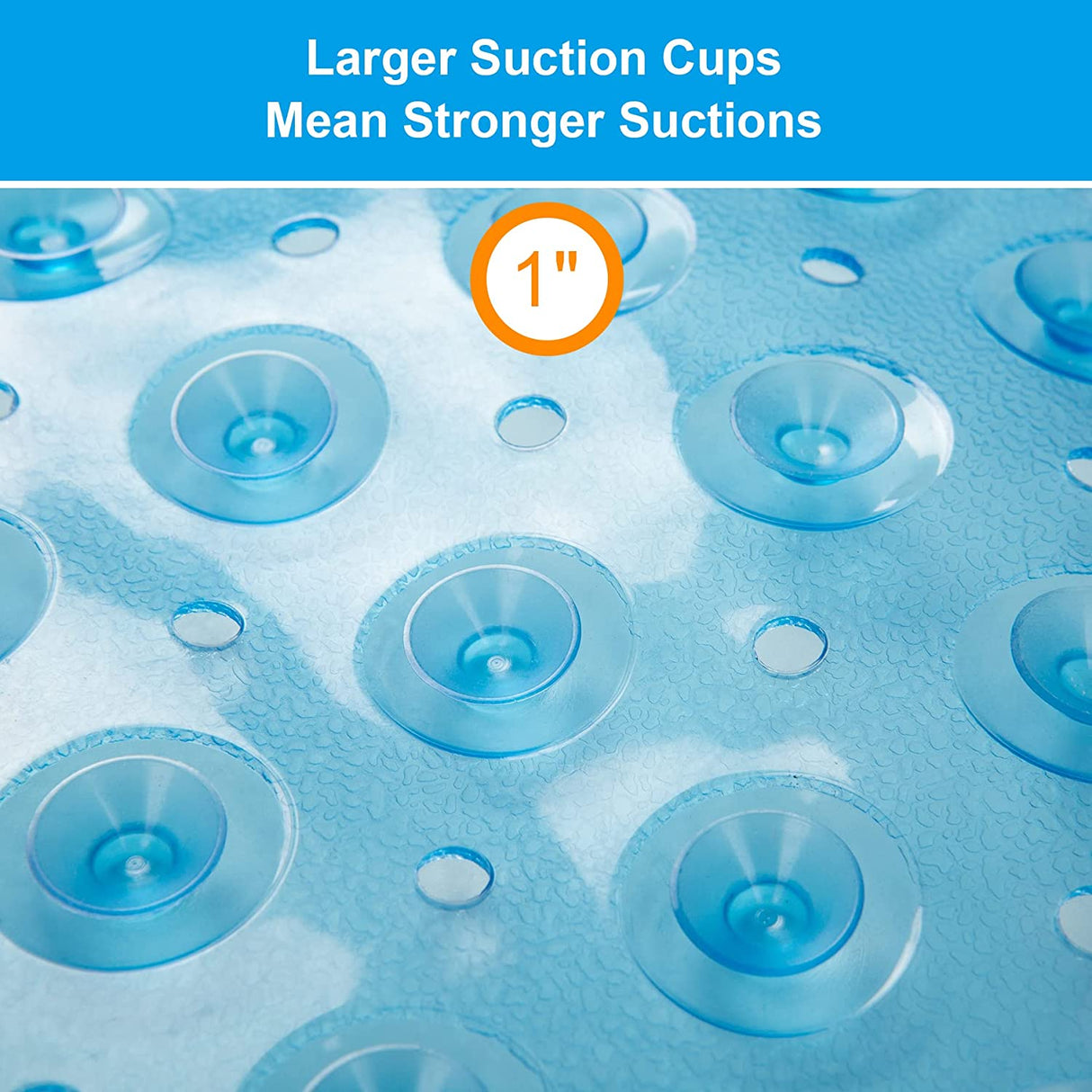 Non Slip Bathtub Mat Blue