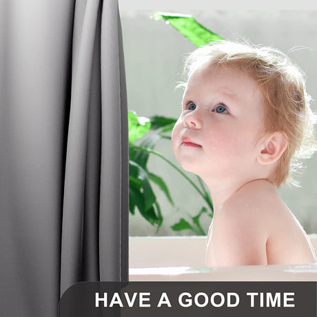 Ombre Design Shower Curtain Black