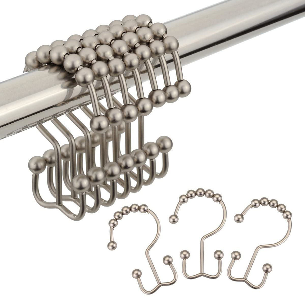 Stainless Steel Shower Curtain Hooks