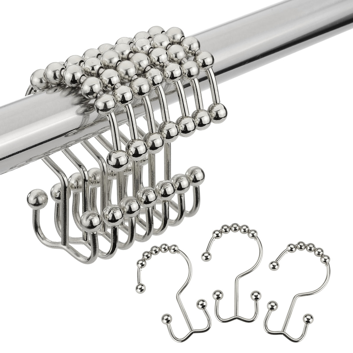 Stainless Steel Shower Curtain Hooks