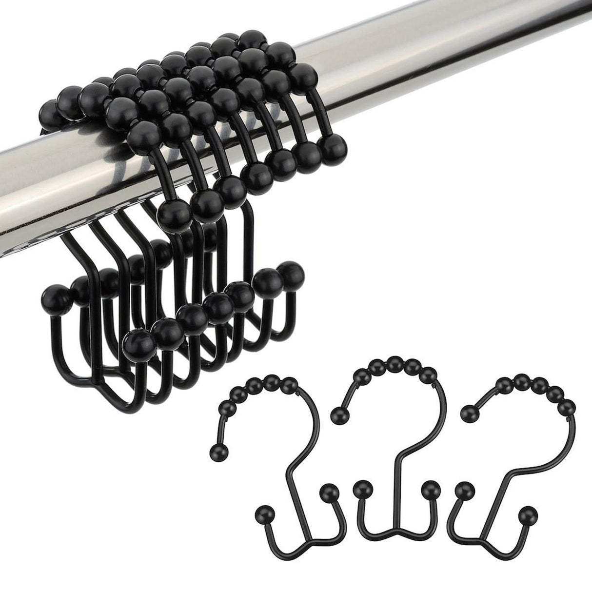 Stainless Steel Shower Curtain Hooks