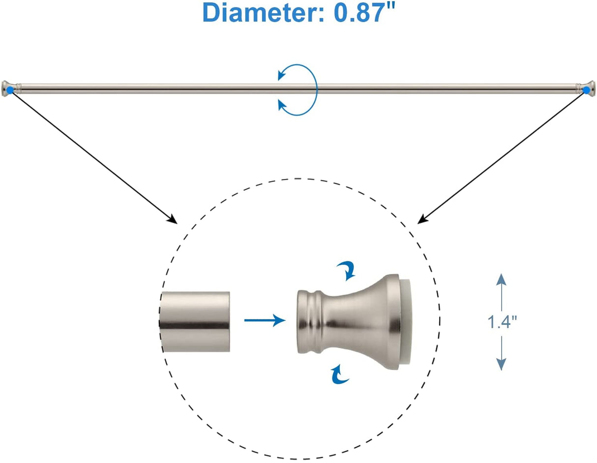 Tension Shower Curtain Rod