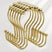 AmazerBath anti-drop shower curtain hooks with rollers in Gold, main variant image showing product color, finish, and design details.