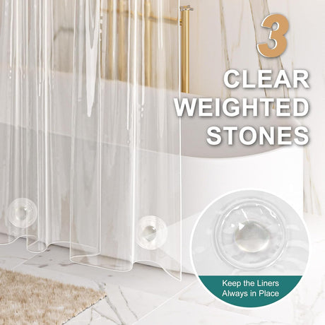 12G Thickest Shower Curtain Liner