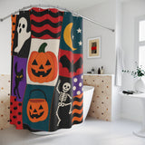 Halloween Patchwork Shower Curtain