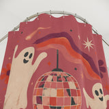 Groovy Disco Ghosts Halloween Shower Curtain