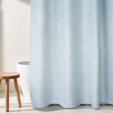 AmazerBath Waffle White Shower Curtain, 240G Spa Quality