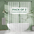 2 Pack 3G Shower Curtain Liners