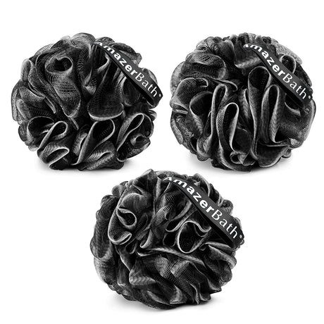 3-Pack Shower Loofah Bath Sponge