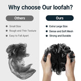 3-Pack Shower Loofah Bath Sponge
