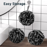 3-Pack Shower Loofah Bath Sponge