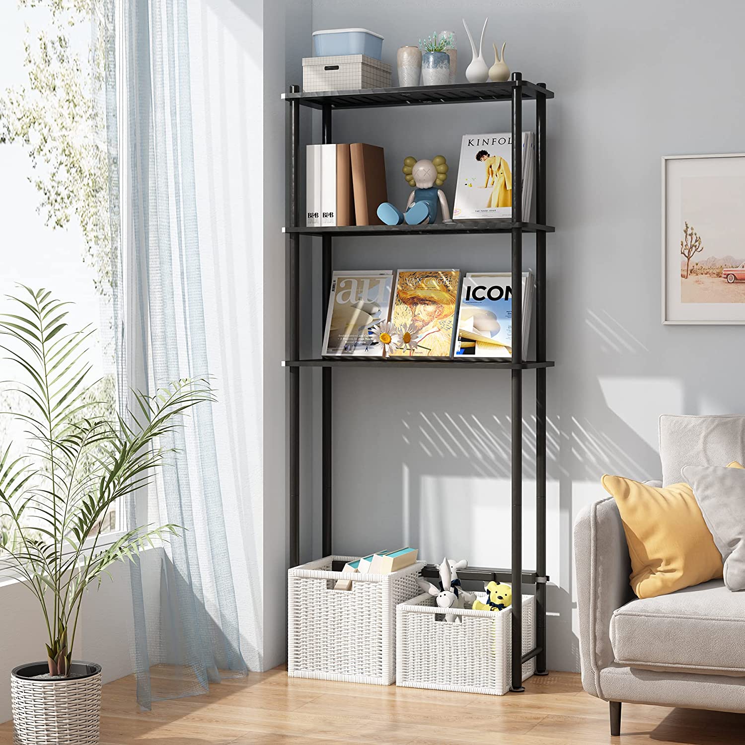 3-Tier Over The Toilet Storage Shelf