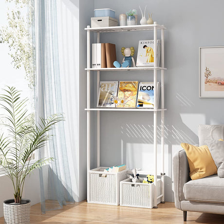 3-Tier Over The Toilet Storage Shelf White