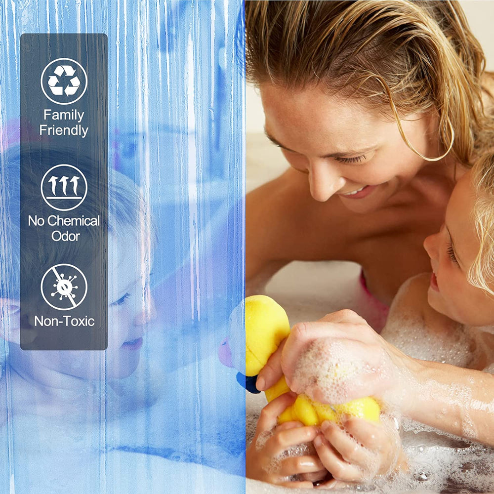 3G Colorful Shower Curtain Liner