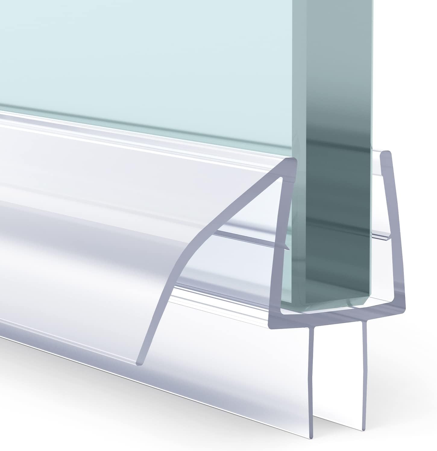AmazerBath Shower Door Bottom Seals, 3 Section Segmented