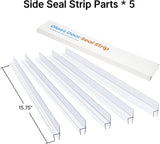 5 Section Shower Door Bottom Seals