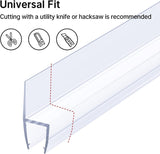 5 Section Shower Door Bottom Seals