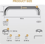 AmazerBath Stainless Steel Shower Grab Bars, Brushed Nickel