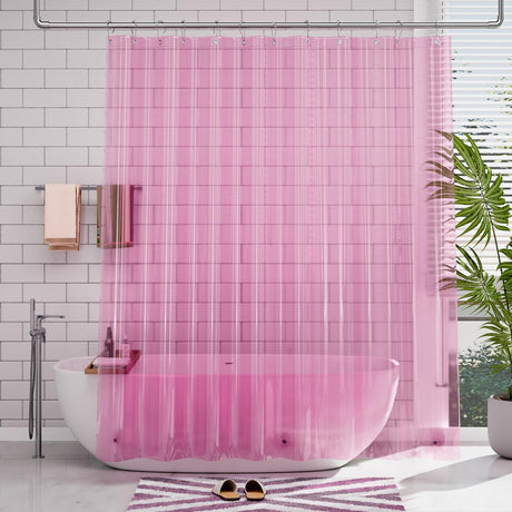 AmazerBath 3G Light Weight Colorful Shower Curtain Liner, PEVA