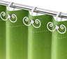 AmazerBath Modern Spiral Design Shower Curtain Hooks, Set of 12