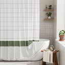 AmazerBath Farmhouse Shower Curtain with Tassel, Boho