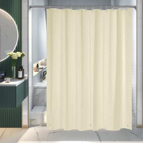 AmazerBath Clear Shower Curtain Liner, Waterproof PEVA Shower Curtain Liner for Bathroom 3G