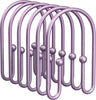 AmazerBath U-Shaped Double Shower Curtain Hooks , Set of 12