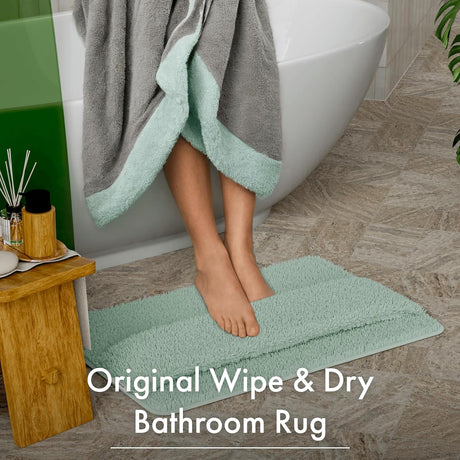 AmazerBath Original 2-in-1 Wipe & Quick Dry Bathroom Rug