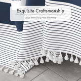 AmazerBath Farmhouse Shower Curtain with Tassel, Boho