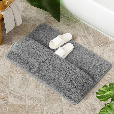 AmazerBath Original 2-in-1 Wipe & Quick Dry Bathroom Rug