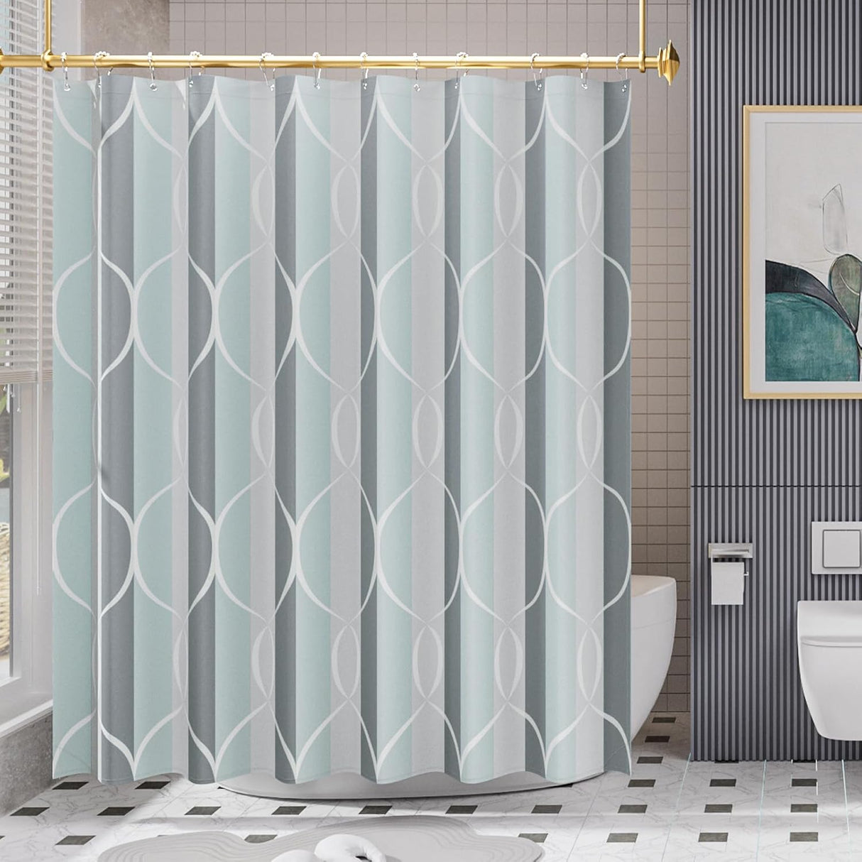 Abstract Design Shower Curtain