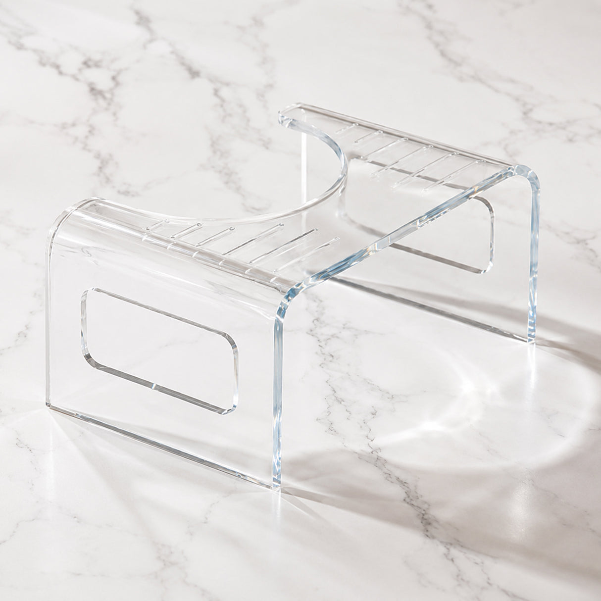 AmazerBath Acrylic Toilet Stool, Bathroom