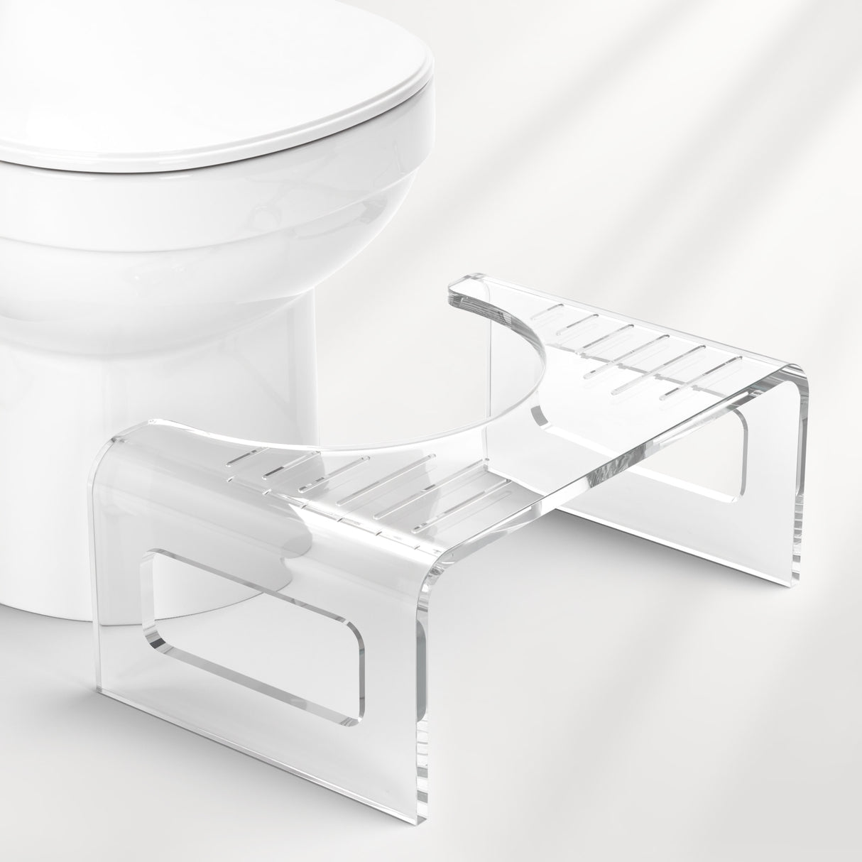 AmazerBath Acrylic Toilet Stool, Bathroom