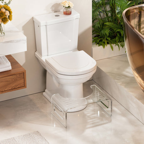 AmazerBath Acrylic Toilet Stool, Bathroom